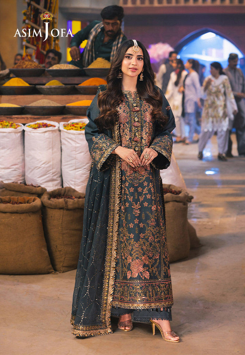 Asim Jofa | Chamkeli Formals 24 | AJKK-09 by Asim Jofa - Designer Dress - Type: Ladies Clothes - Available at Libayah - 100% Original