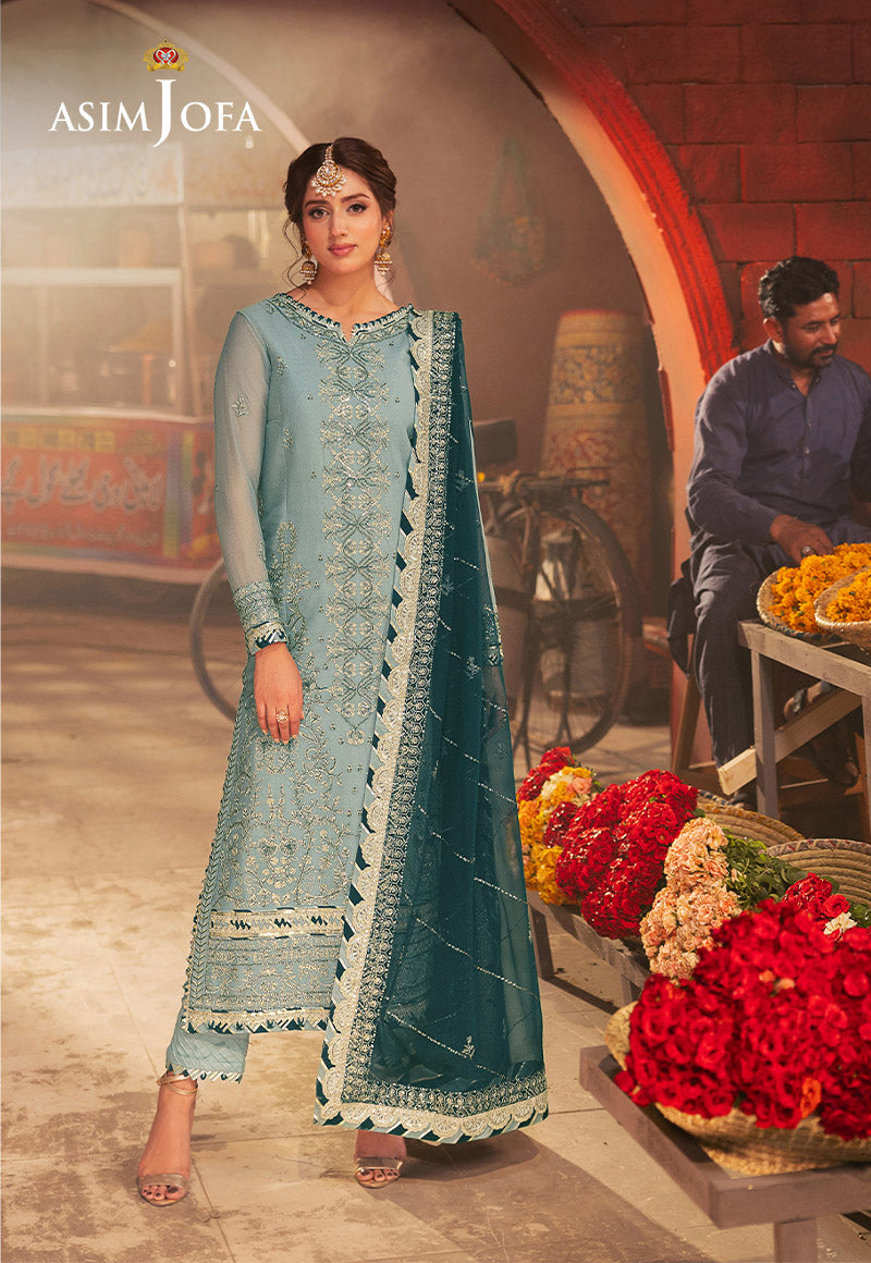 Asim Jofa | Chamkeli Formals 24 | AJKK-17 by Asim Jofa - Designer Dress - Type: Ladies Clothes - Available at Libayah - 100% Original