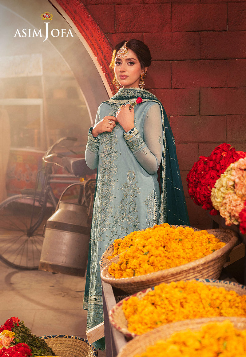 Asim Jofa | Chamkeli Formals 24 | AJKK-17 by Asim Jofa - Designer Dress - Type: Ladies Clothes - Available at Libayah - 100% Original