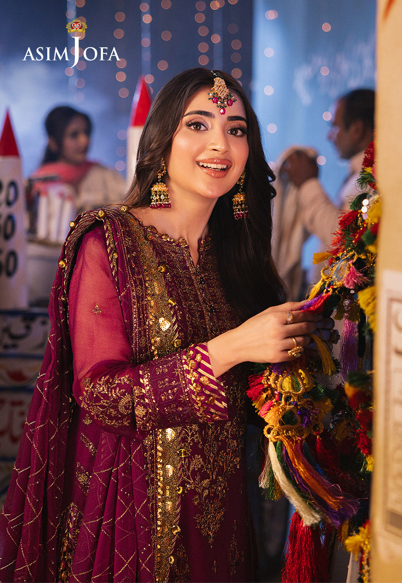 Asim Jofa | Chamkeli Formals 24 | AJKK-18 by Asim Jofa - Designer Dress - Type: Ladies Clothes - Available at Libayah - 100% Original