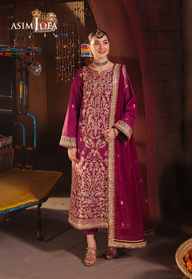 Asim Jofa | Chamkeli Formals 24 | AJKK-21 by Asim Jofa - Designer Dress - Type: Ladies Clothes - Available at Libayah - 100% Original