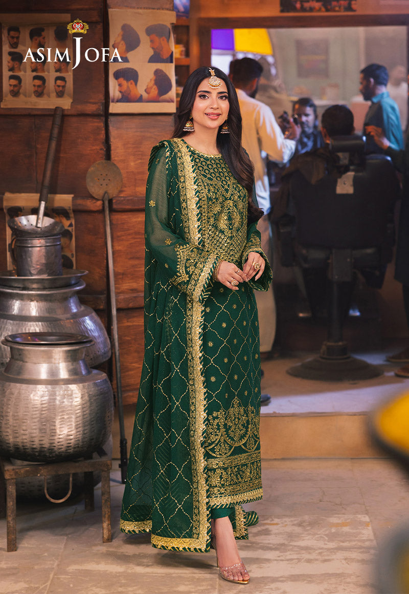 Asim Jofa | Chamkeli Formals 24 | AJKK-22 by Asim Jofa - Designer Dress - Type: Ladies Clothes - Available at Libayah - 100% Original