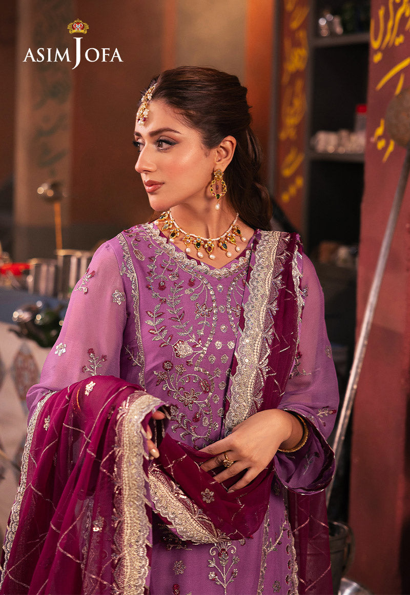 Asim Jofa | Chamkeli Formals 24 | AJKK-28 by Asim Jofa - Designer Dress - Type: Ladies Clothes - Available at Libayah - 100% Original