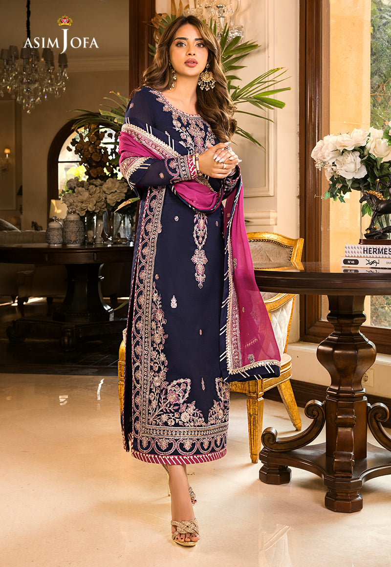 Asim Jofa | Signature Styles | AJSM-09 by Asim Jofa - Designer Dress - Type: Formal - Available at Libayah - 100% Original