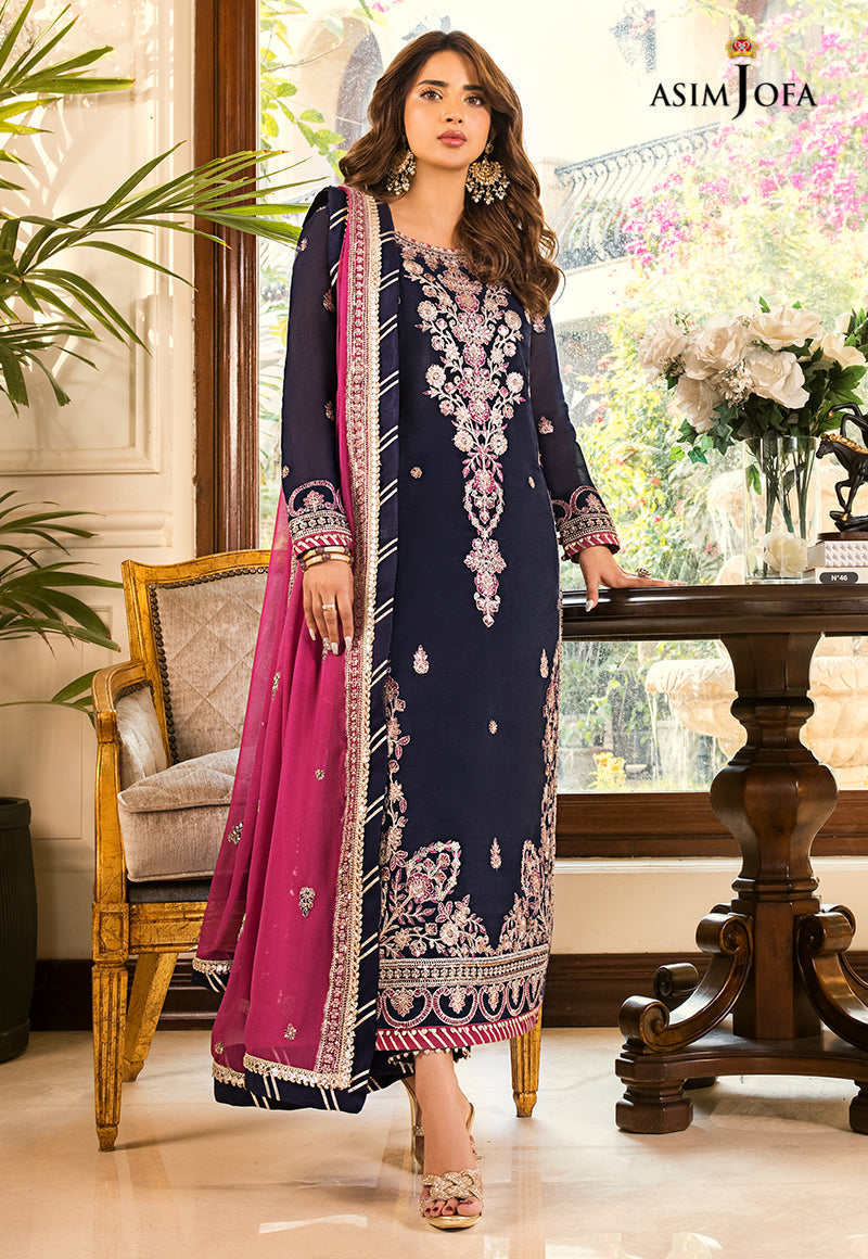Asim Jofa | Signature Styles | AJSM-09 by Asim Jofa - Designer Dress - Type: Formal - Available at Libayah - 100% Original