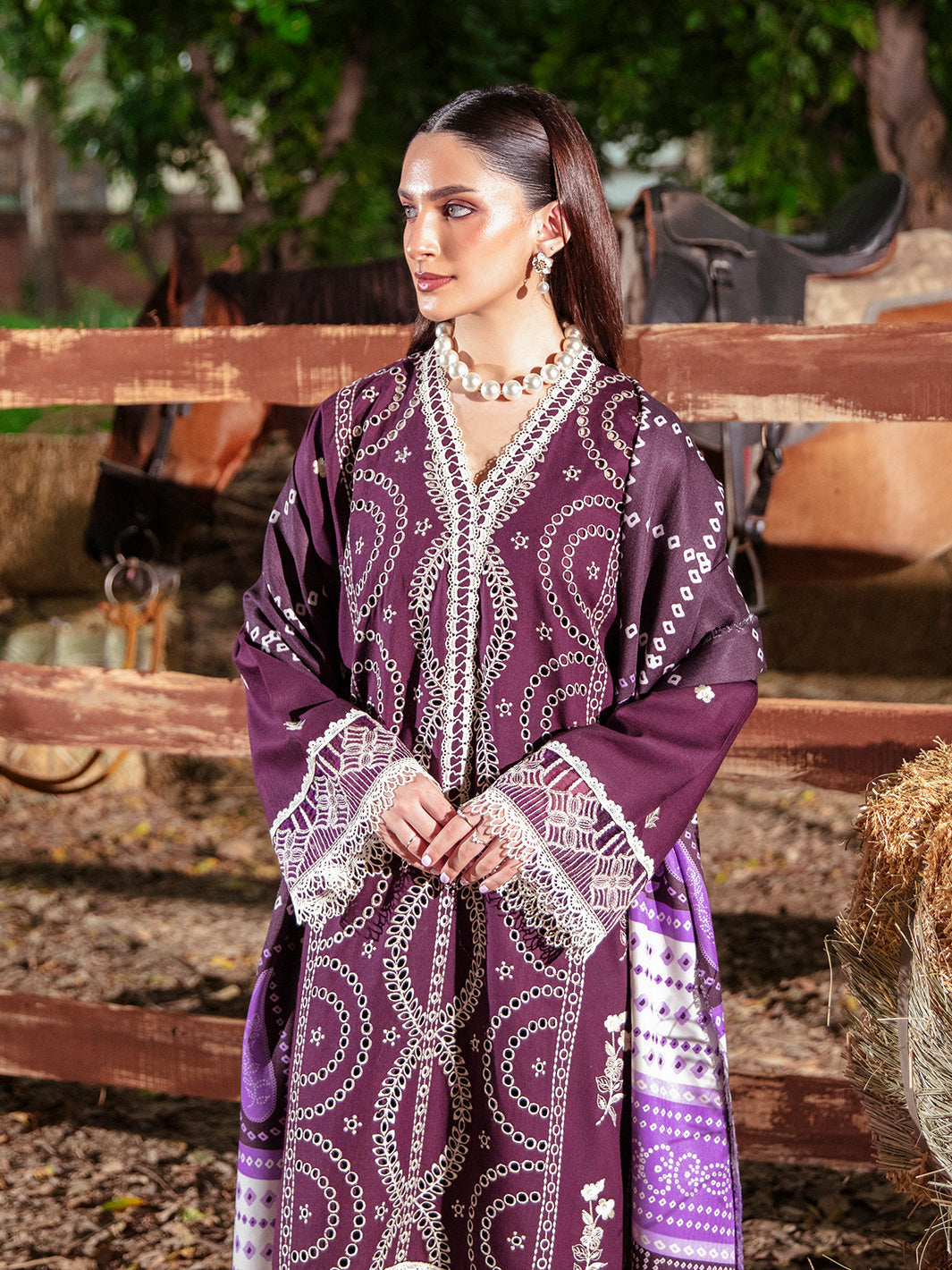 Mahnur | Hazel Winter 24 | ALETHEA by Mahnur - Designer Dress - Type: Luxury - Available at Libayah - 100% Original