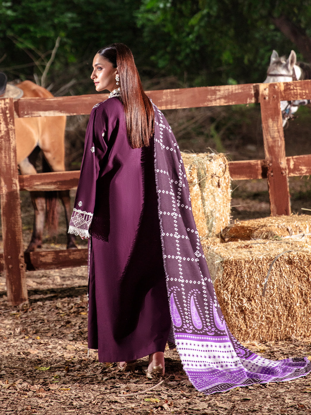 Mahnur | Hazel Winter 24 | ALETHEA by Mahnur - Designer Dress - Type: Luxury - Available at Libayah - 100% Original