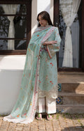 AJR Couture | Printakari Lawn 25 | Aqua by AJR Couture - Designer Dress - Type: Ladies Clothes - Available at Libayah - 100% Original