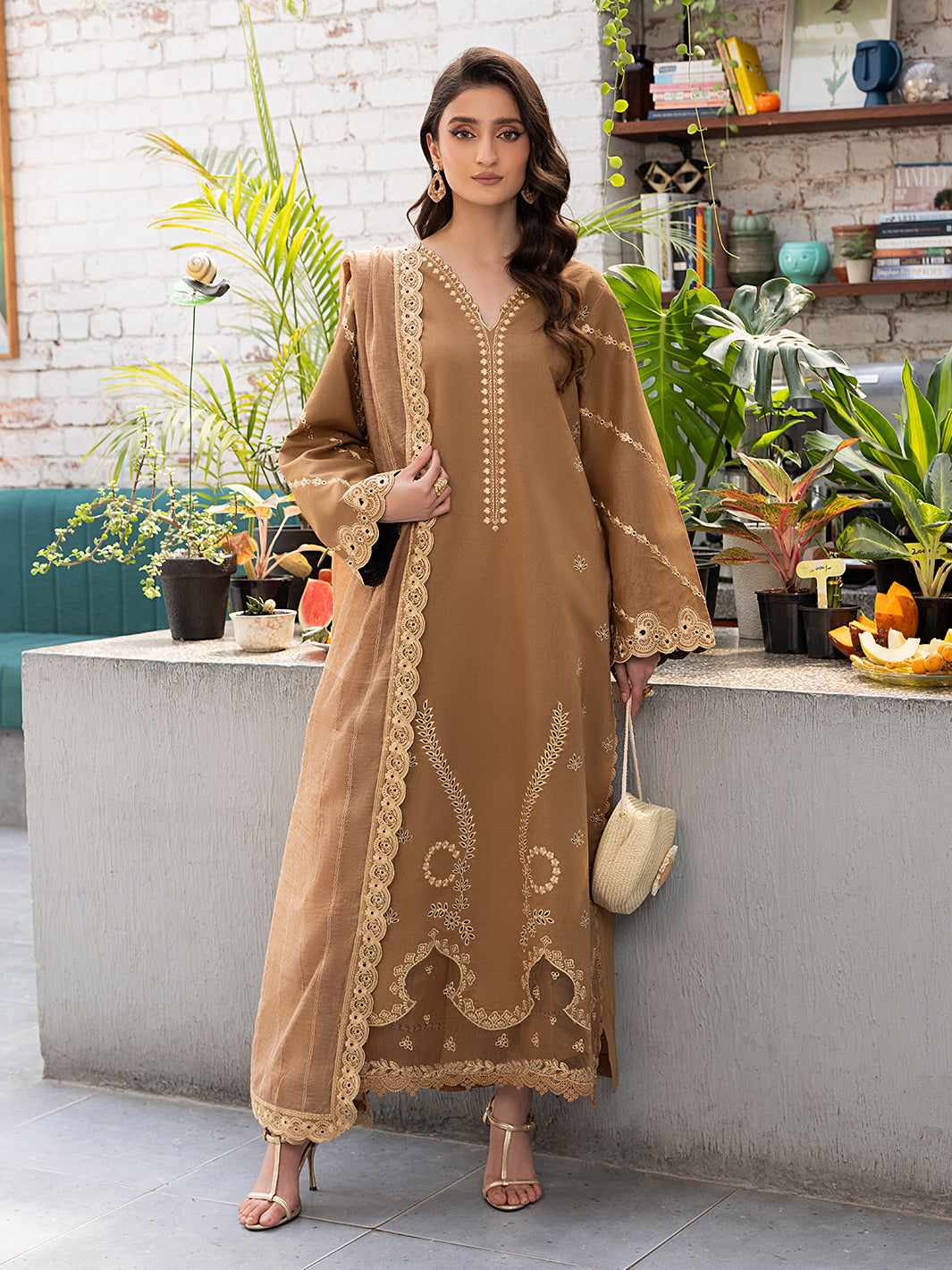 Izel | Meadow Muse Embroidered Lawn 25 | AVELA by Izel - Designer Dress - Type: Ladies Clothes - Available at Libayah - 100% Original
