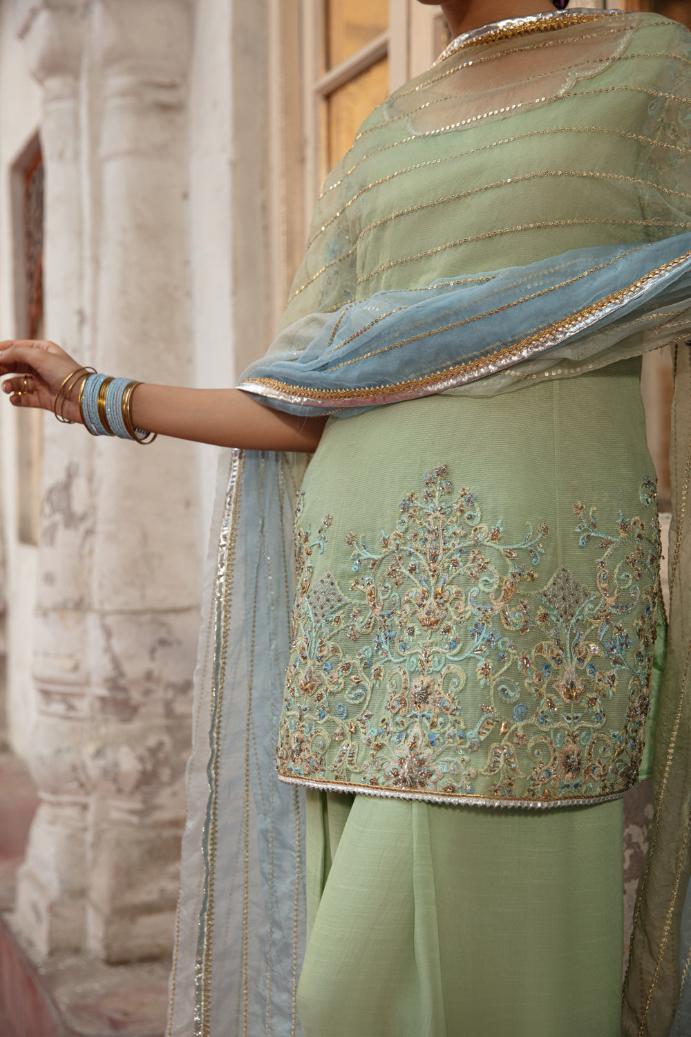 Nilofer Shahid | Maansi Edit | Adeena by Nilofer Shahid - Designer Dress - Type: Ladies Clothes - Available at Libayah - 100% Original