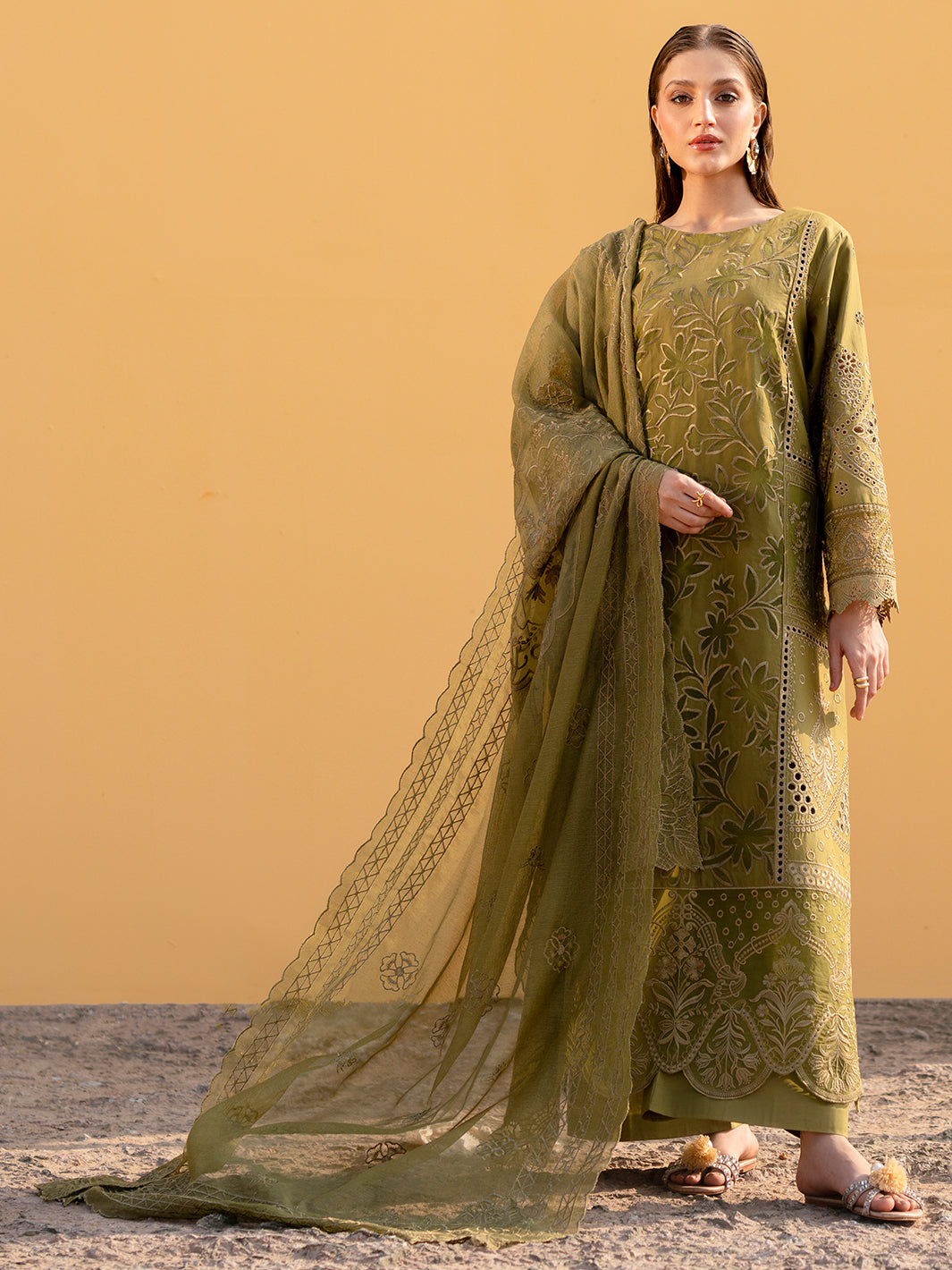 Mahnur | Sirena Luxury Lawn 25 | Adrienne by Mahnur - Designer Dress - Type: Ladies Clothes - Available at Libayah - 100% Original