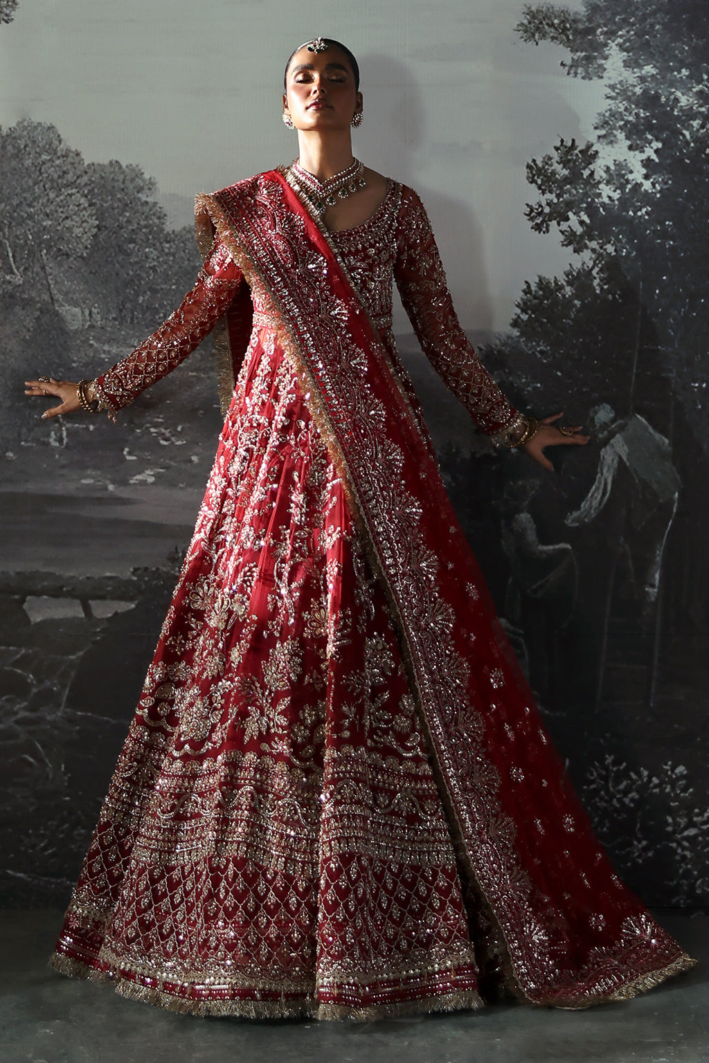 Afrozeh | The Brides Edit 24 | Anastasia by Afrozeh - Designer Dress  - Type : Ladies Clothes - Available at Libayah - 100% Original 