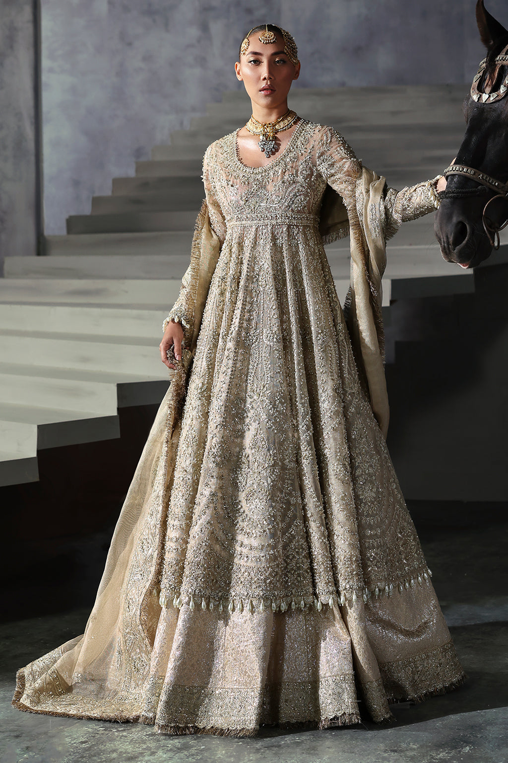 Afrozeh | The Brides Edit 24 |  Bellezza by Afrozeh - Designer Dress  - Type : Ladies Clothes - Available at Libayah - 100% Original 