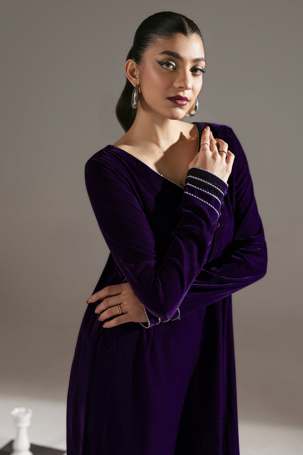 Afsanah | The Velvet Edit | AV-104 by Afsanah - Designer Dress - Type: Ladies Clothes - Available at Libayah - 100% Original
