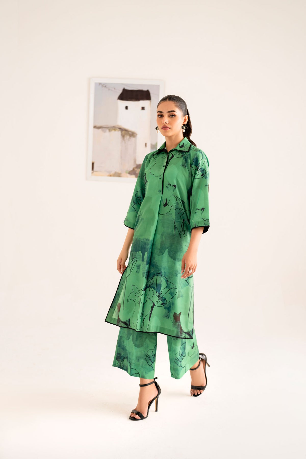 Akbar Aslam | Co-ords Sets | Luna by Akbar Aslam - Designer Dress - Type: Ladies Clothes - Available at Libayah - 100% Original