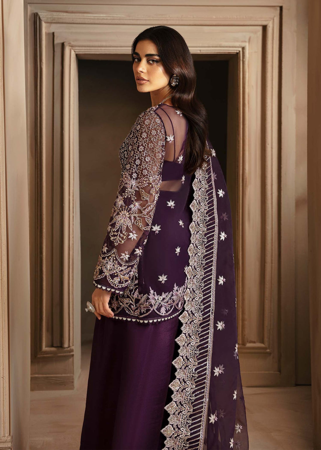 Akbar Aslam | Deewani Wedding Formals | Elowen by Akbar Aslam - Designer Dress - Type: Ladies Clothes - Available at Libayah - 100% Original