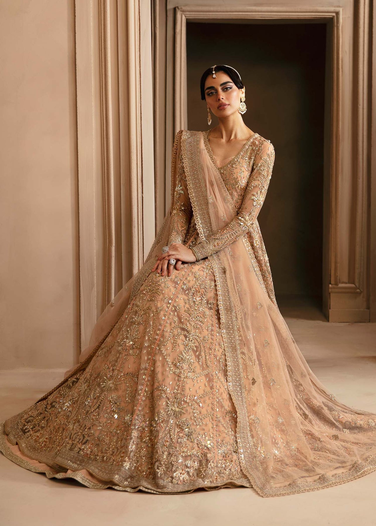 Akbar Aslam | Deewani Wedding Formals | Aveline by Akbar Aslam - Designer Dress - Type: Ladies Clothes - Available at Libayah - 100% Original