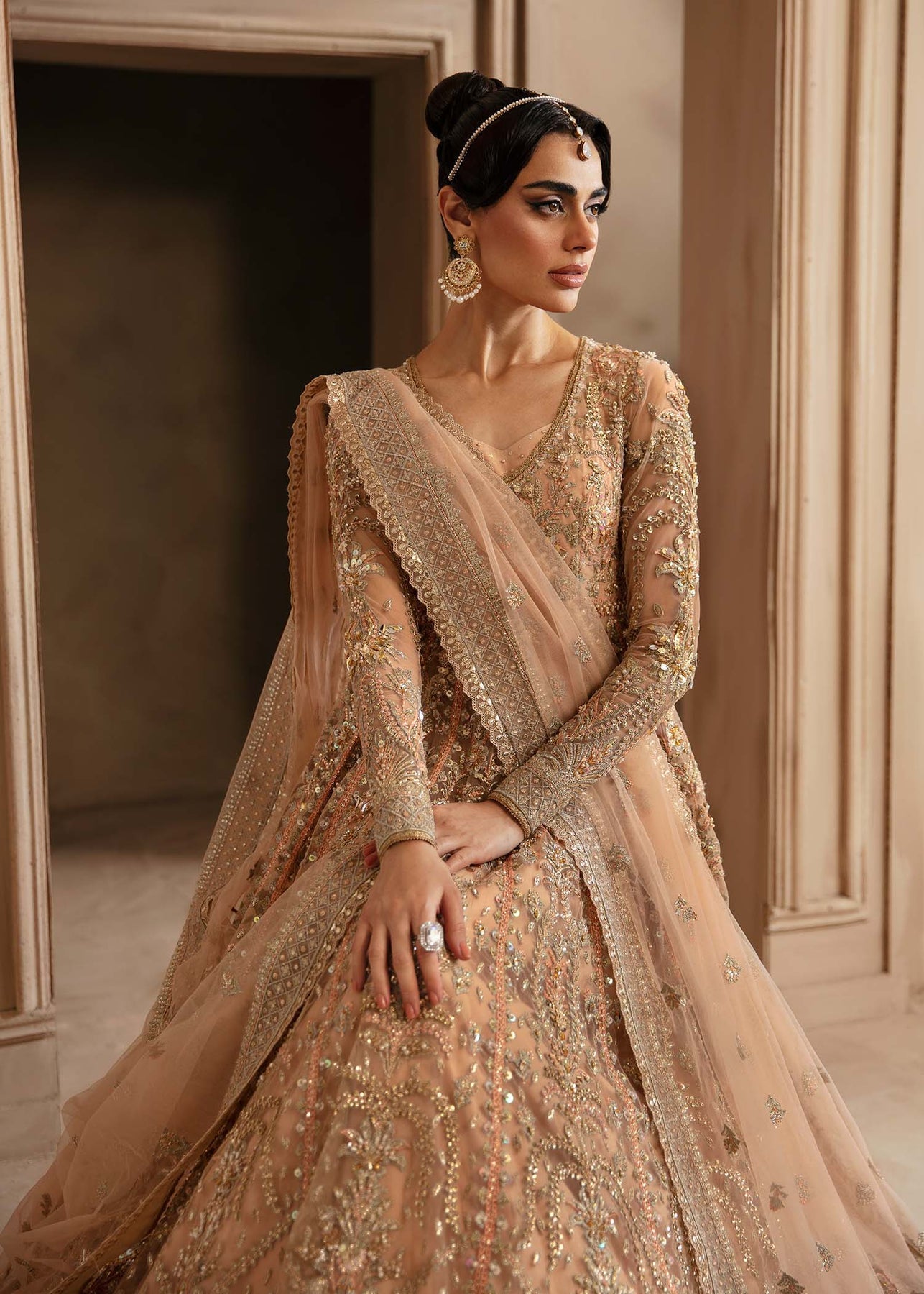 Akbar Aslam | Deewani Wedding Formals | Aveline by Akbar Aslam - Designer Dress - Type: Ladies Clothes - Available at Libayah - 100% Original