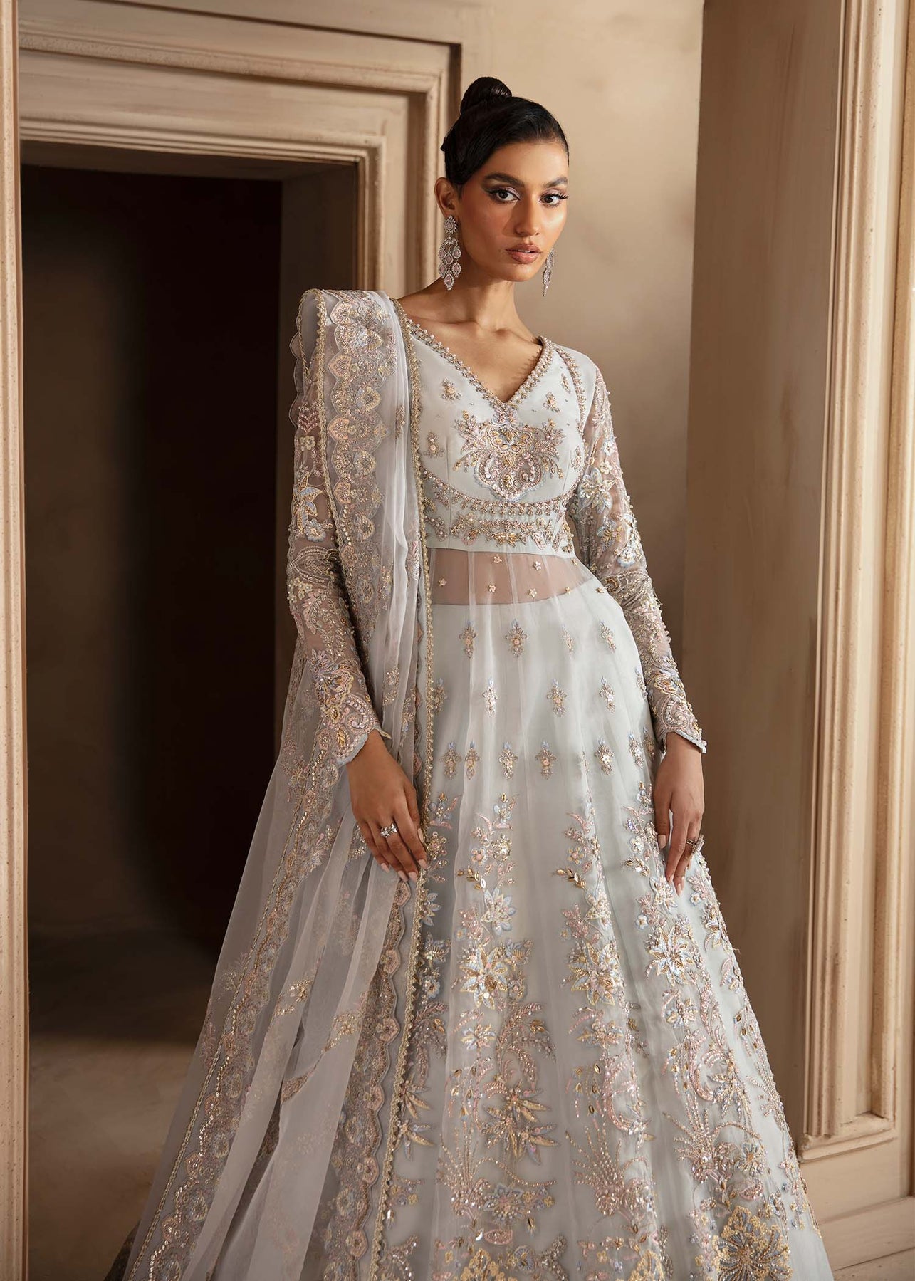 Akbar Aslam | Deewani Wedding Formals | Ophelia by Akbar Aslam - Designer Dress - Type: Ladies Clothes - Available at Libayah - 100% Original