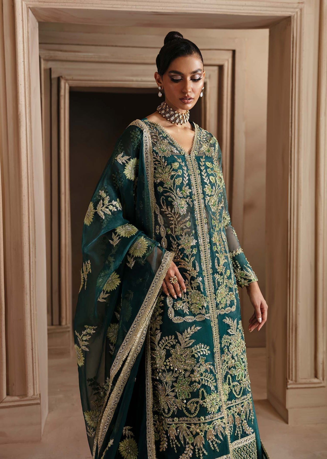 Akbar Aslam | Deewani Wedding Formals | Celeste by Akbar Aslam - Designer Dress - Type: Ladies Clothes - Available at Libayah - 100% Original