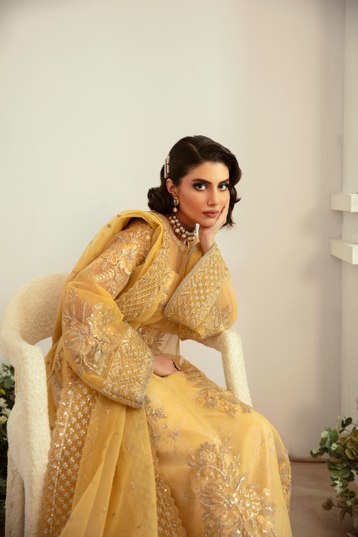 Akbar Aslam | Velora Formal Pret | Fawn by Akbar Aslam - Designer Dress - Type: Ladies Clothes - Available at Libayah - 100% Original