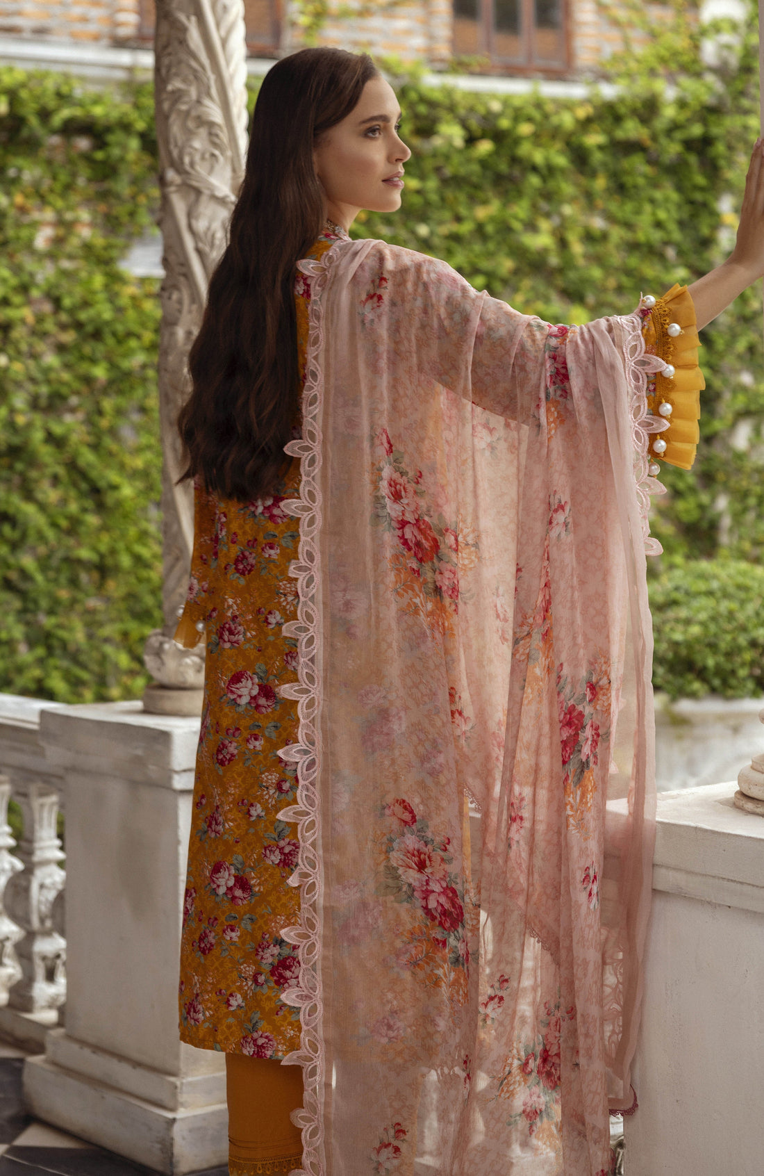 Al Zohaib | Sunshine Bloom | ALZ-08 by Alzohaib - Designer Dress - Type: Ladies Clothes - Available at Libayah - 100% Original