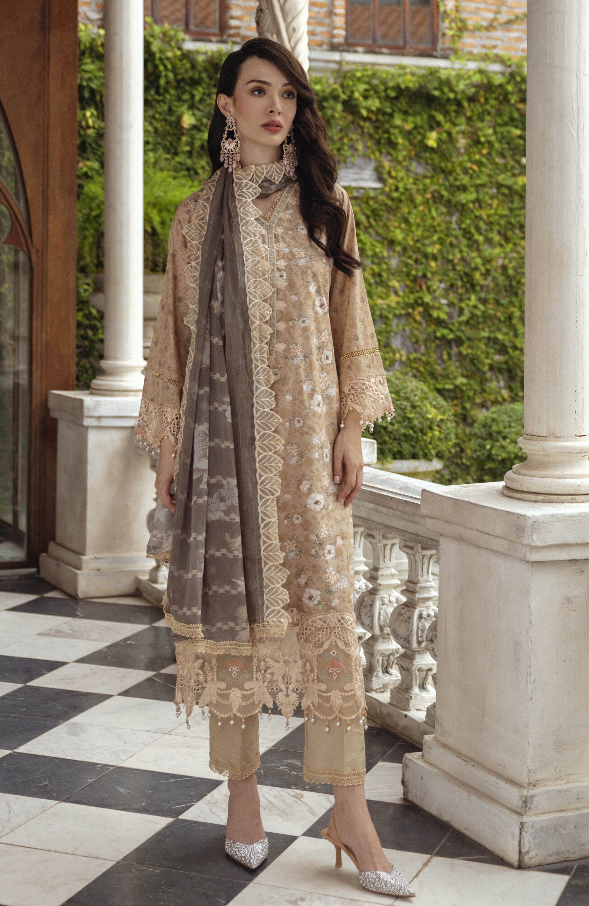 Al Zohaib | Sunshine Bloom | ALZ-07 by Alzohaib - Designer Dress - Type: Ladies Clothes - Available at Libayah - 100% Original
