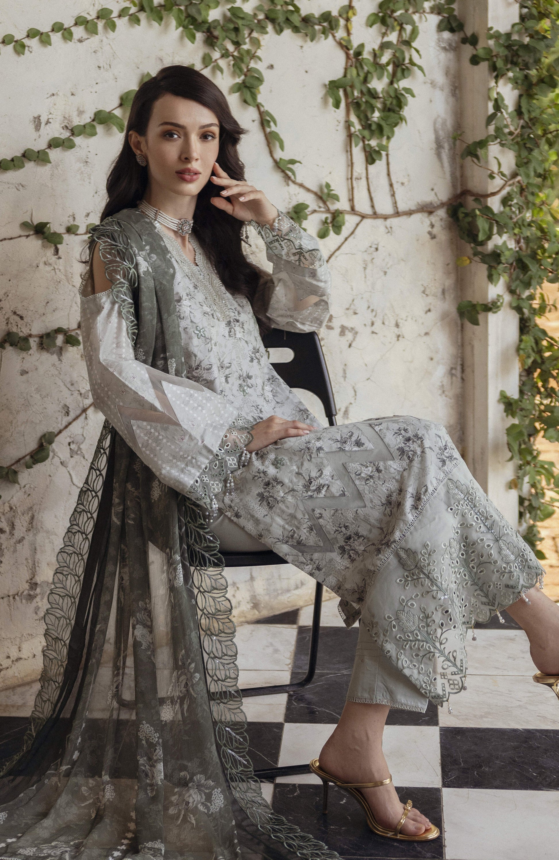 Al Zohaib | Sunshine Bloom | ALZ-06 by Alzohaib - Designer Dress - Type: Ladies Clothes - Available at Libayah - 100% Original