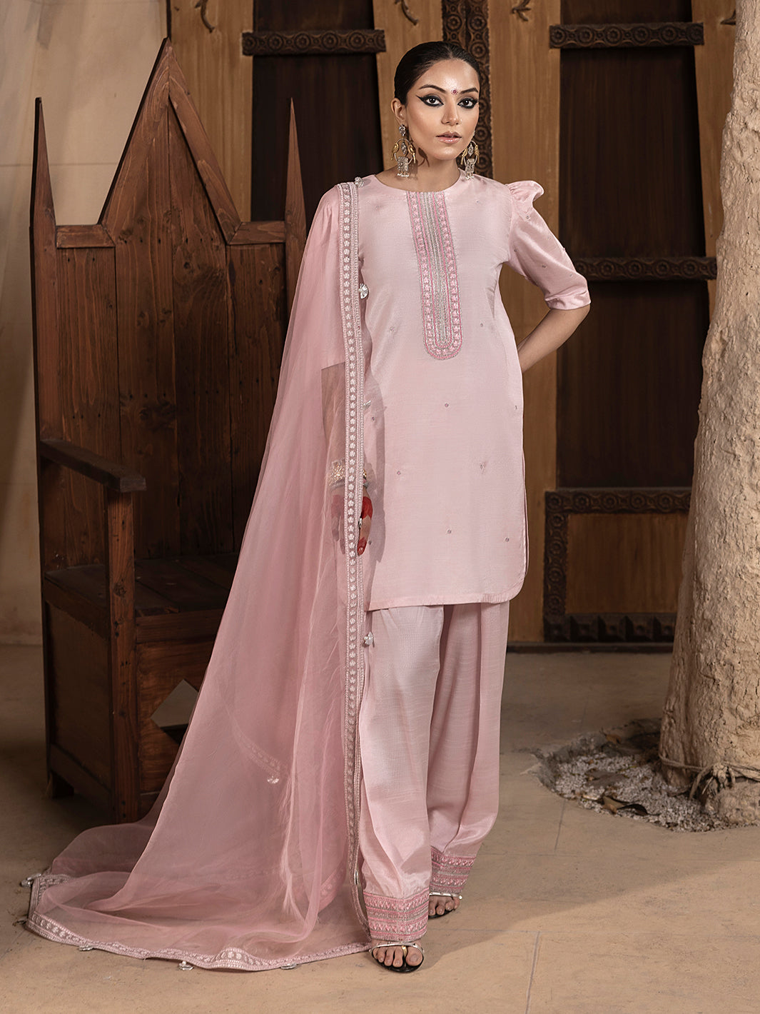 Hem Stitch | Raw Silk Edit 25 | Aleeha by Hemstitch - Designer Dress - Type: Ladies Clothes - Available at Libayah - 100% Original