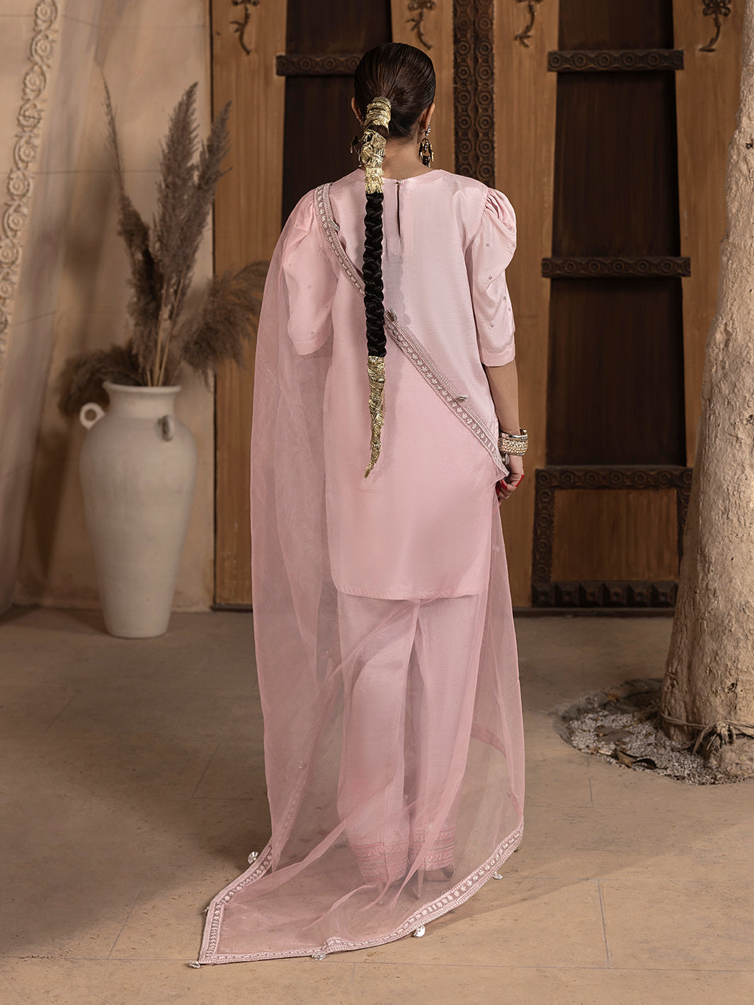 Hem Stitch | Raw Silk Edit 25 | Aleeha by Hemstitch - Designer Dress - Type: Ladies Clothes - Available at Libayah - 100% Original