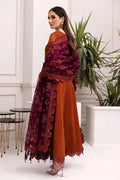 Alizeh | Formals Collection | Rust Dress 3 piece - RTW1011 by Alizeh - Designer Dress - Type: Ladies Clothes - Available at Libayah - 100% Original