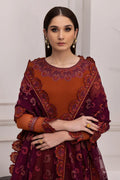 Alizeh | Formals Collection | Rust Dress 3 piece - RTW1011 by Alizeh - Designer Dress - Type: Ladies Clothes - Available at Libayah - 100% Original