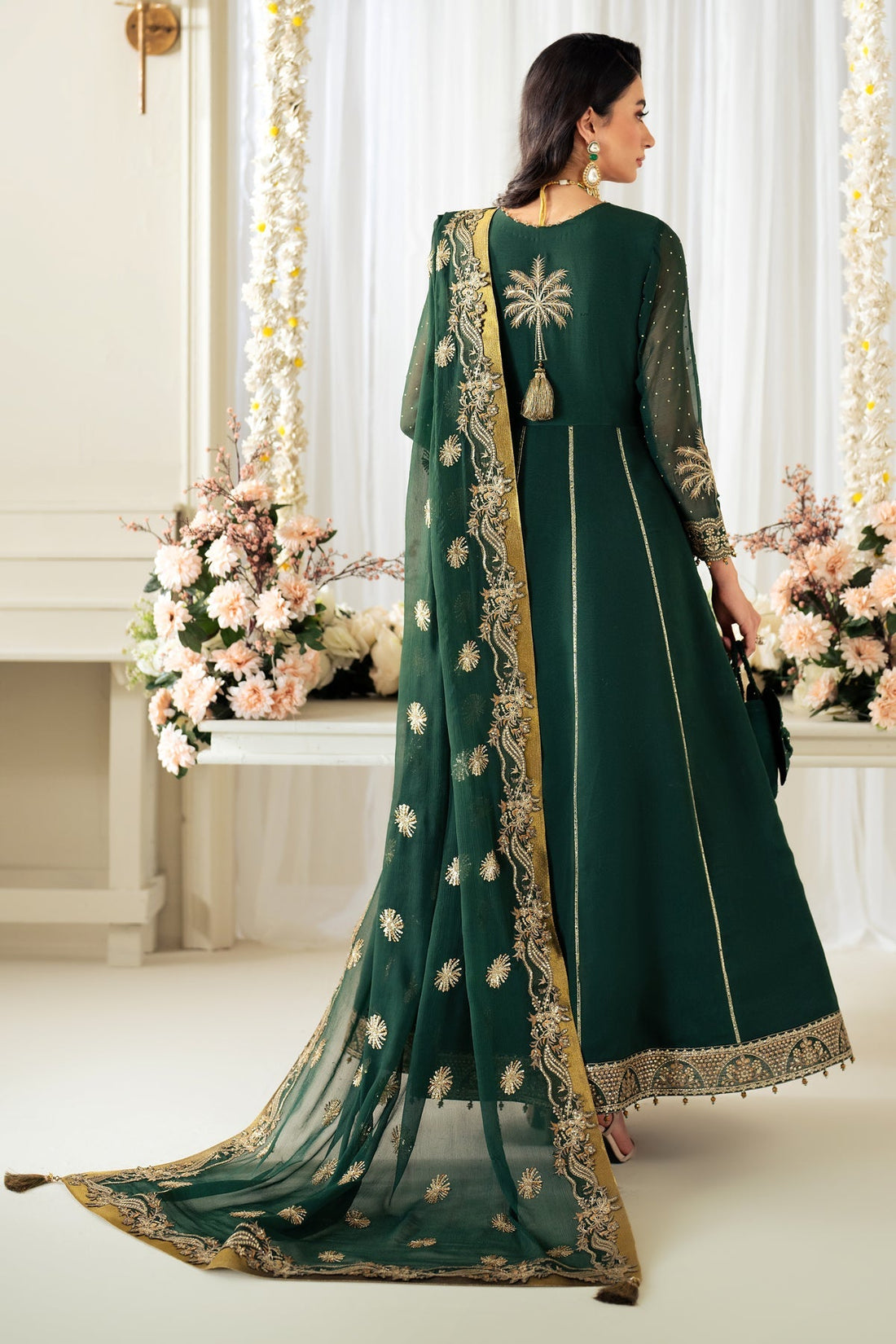 Alizeh | Selene Luxury Chiffon Collection 25 | AF-PS-8003-Citrus by Alizeh - Designer Dress - Type: Ladies Clothes - Available at Libayah - 100% Original