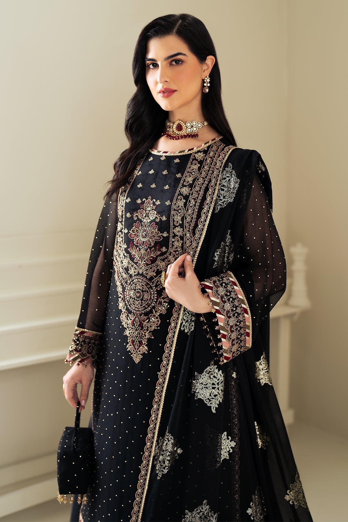 Alizeh | Selene Luxury Chiffon Collection 25 | AF-PS-8005-Alba by Alizeh - Designer Dress - Type: Ladies Clothes - Available at Libayah - 100% Original