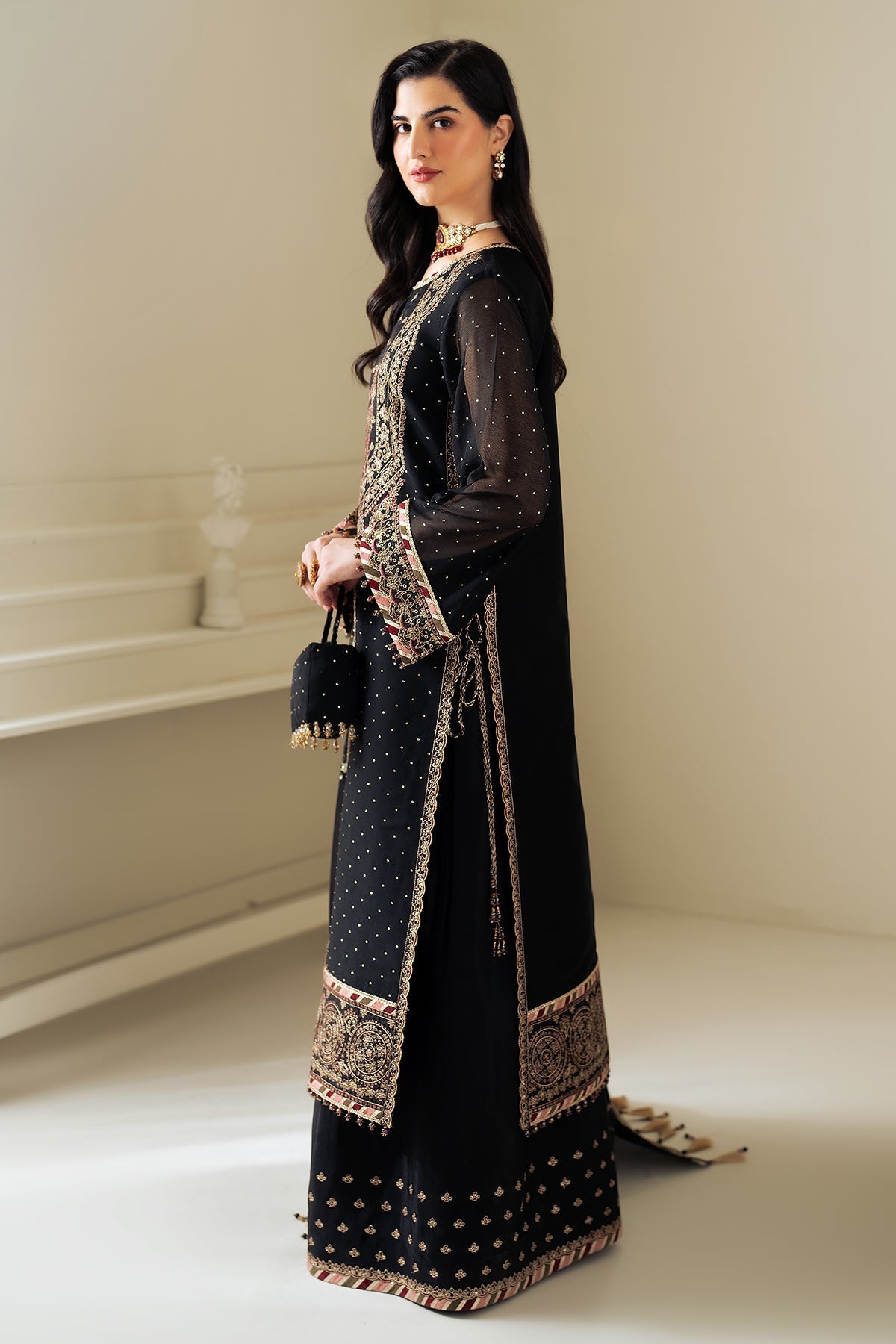 Alizeh | Selene Luxury Chiffon Collection 25 | AF-PS-8005-Alba by Alizeh - Designer Dress - Type: Ladies Clothes - Available at Libayah - 100% Original