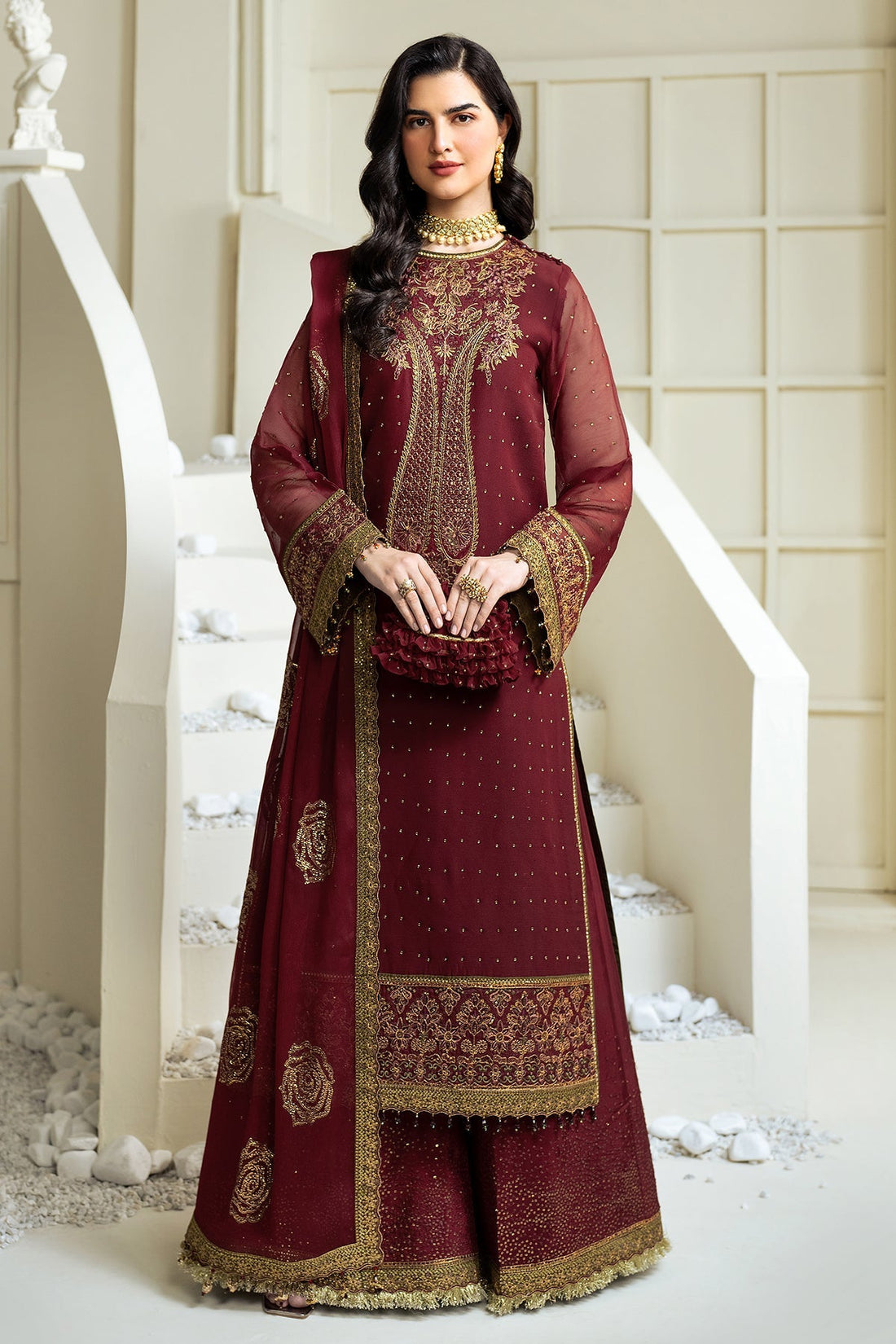 Alizeh | Selene Luxury Chiffon Collection 25 | AF-PS-8007-Gina by Alizeh - Designer Dress - Type: Ladies Clothes - Available at Libayah - 100% Original