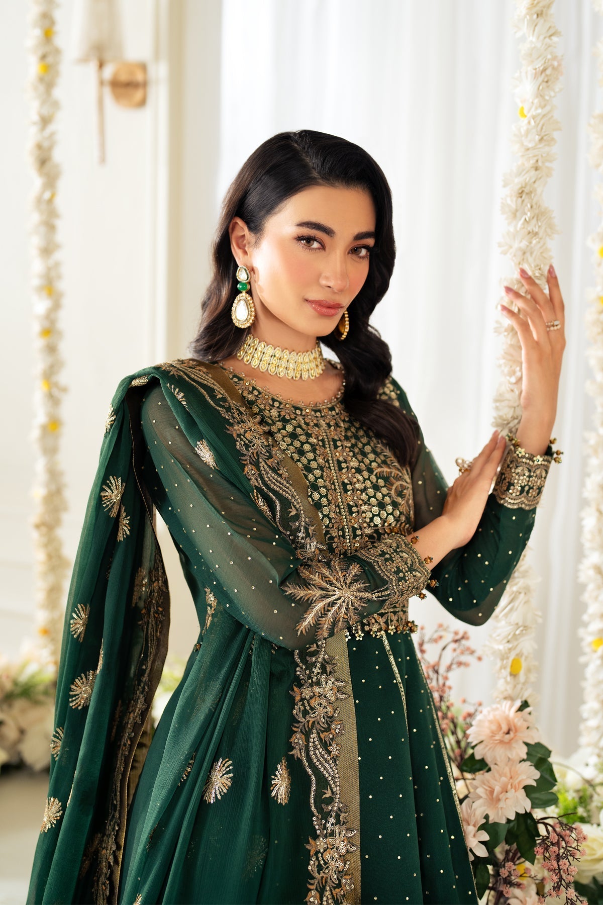 Alizeh | Selene Luxury Chiffon Collection 25 | AF-PS-8003-Citrus by Alizeh - Designer Dress - Type: Ladies Clothes - Available at Libayah - 100% Original