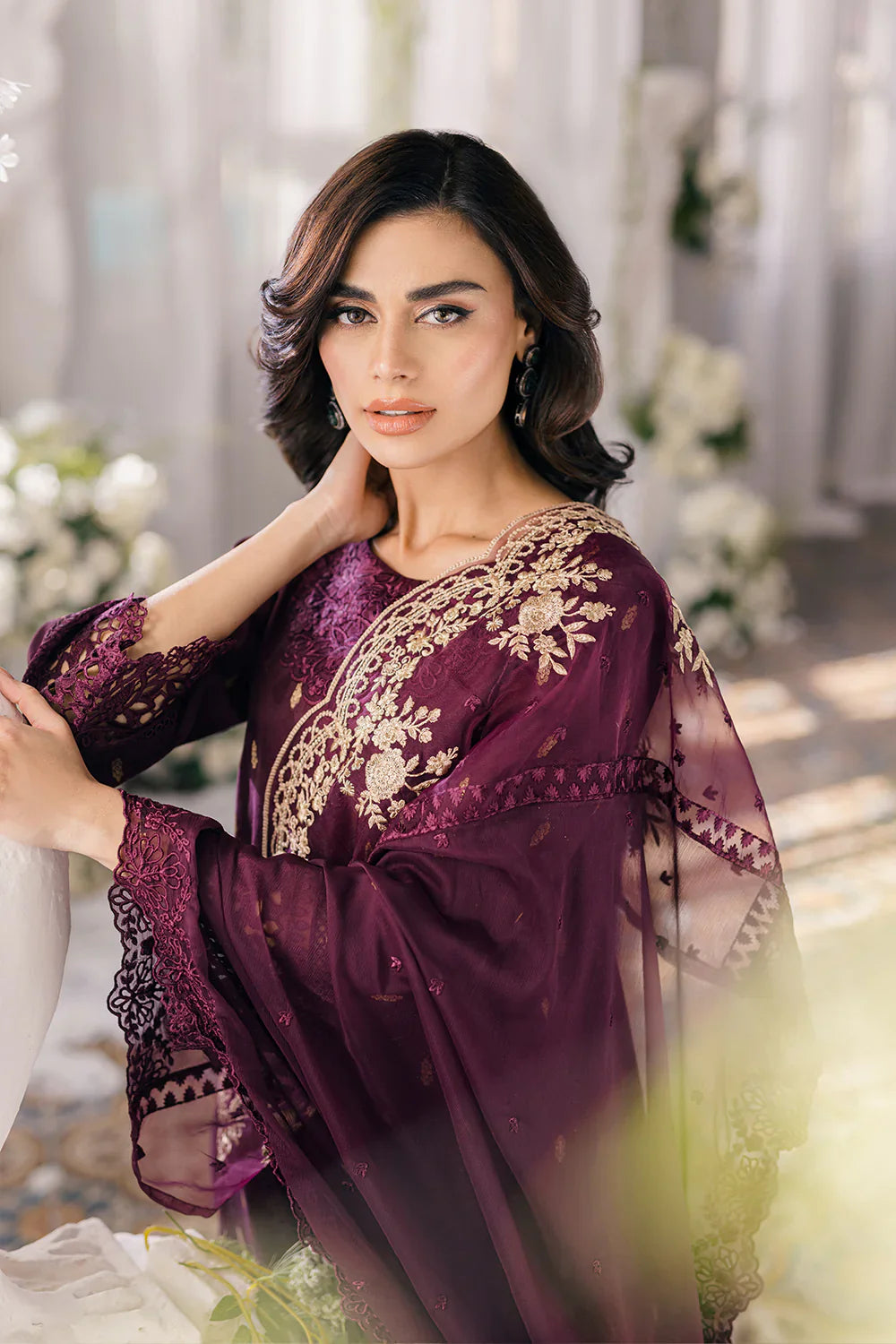 Azure | Ensembles Embroidered Formals | Almandine by Azure - Designer Dress - Type: Ladies Clothes - Available at Libayah - 100% Original