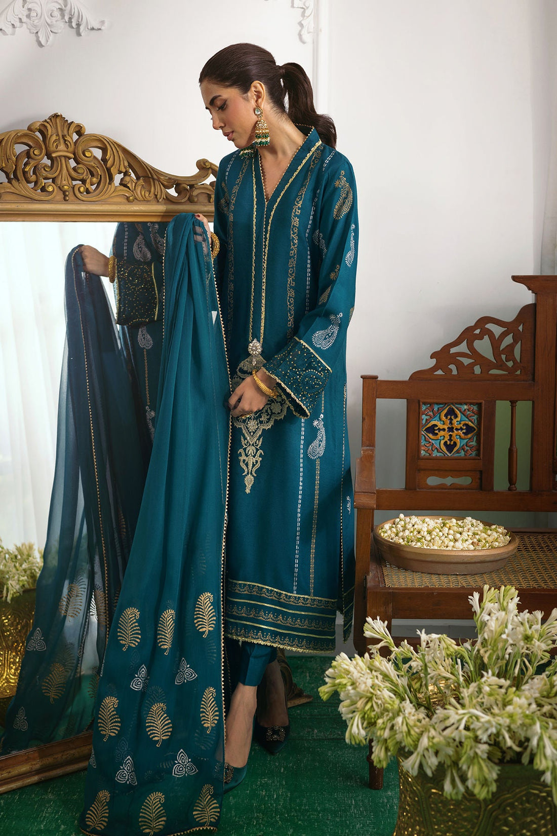 Annus Abrar | Elemental Festive | Talya by Annus Abrar - Designer Dress - Type: Ladies Clothes - Available at Libayah - 100% Original