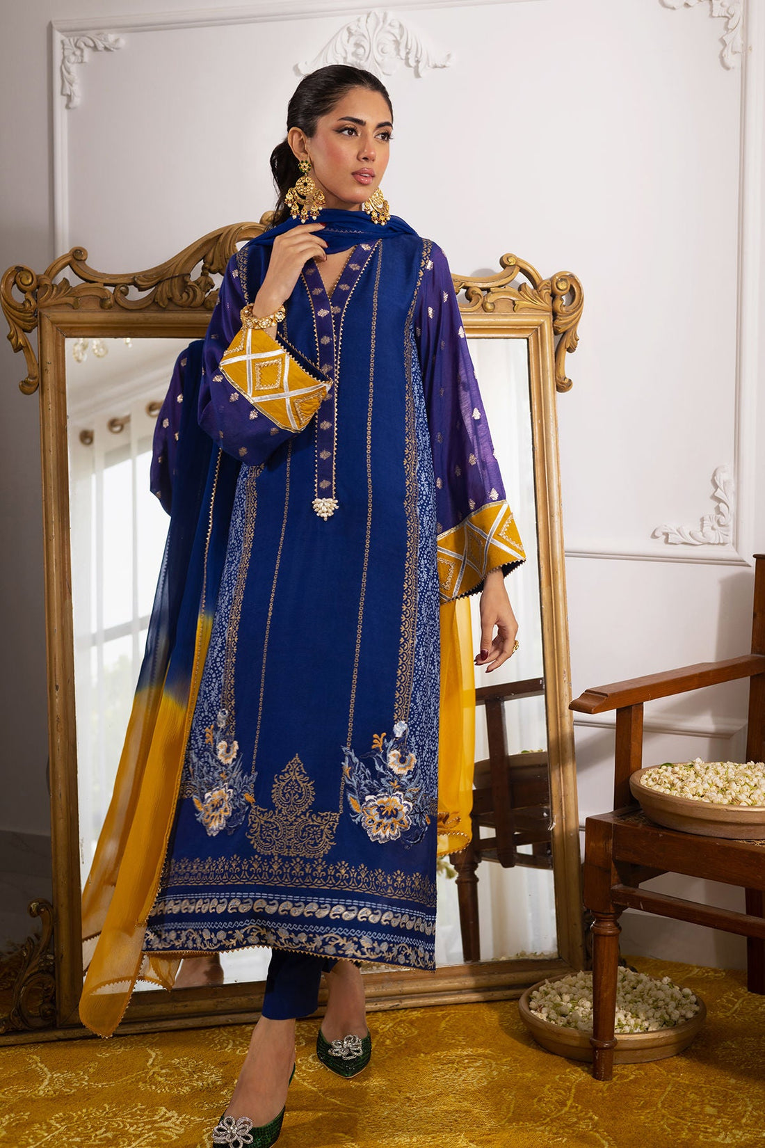 Annus Abrar | Elemental Festive | Aazme by Annus Abrar - Designer Dress - Type: Ladies Clothes - Available at Libayah - 100% Original