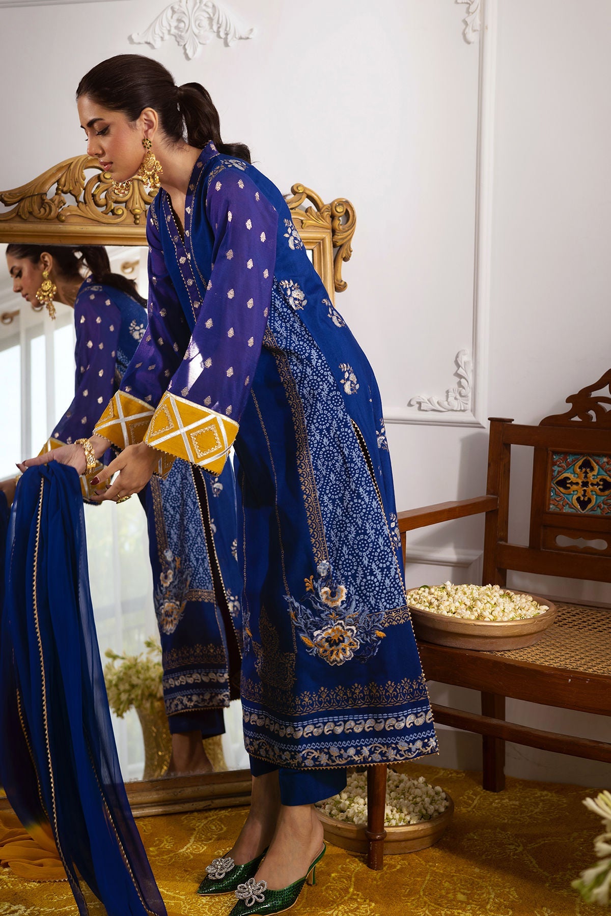 Annus Abrar | Elemental Festive | Aazme by Annus Abrar - Designer Dress - Type: Ladies Clothes - Available at Libayah - 100% Original