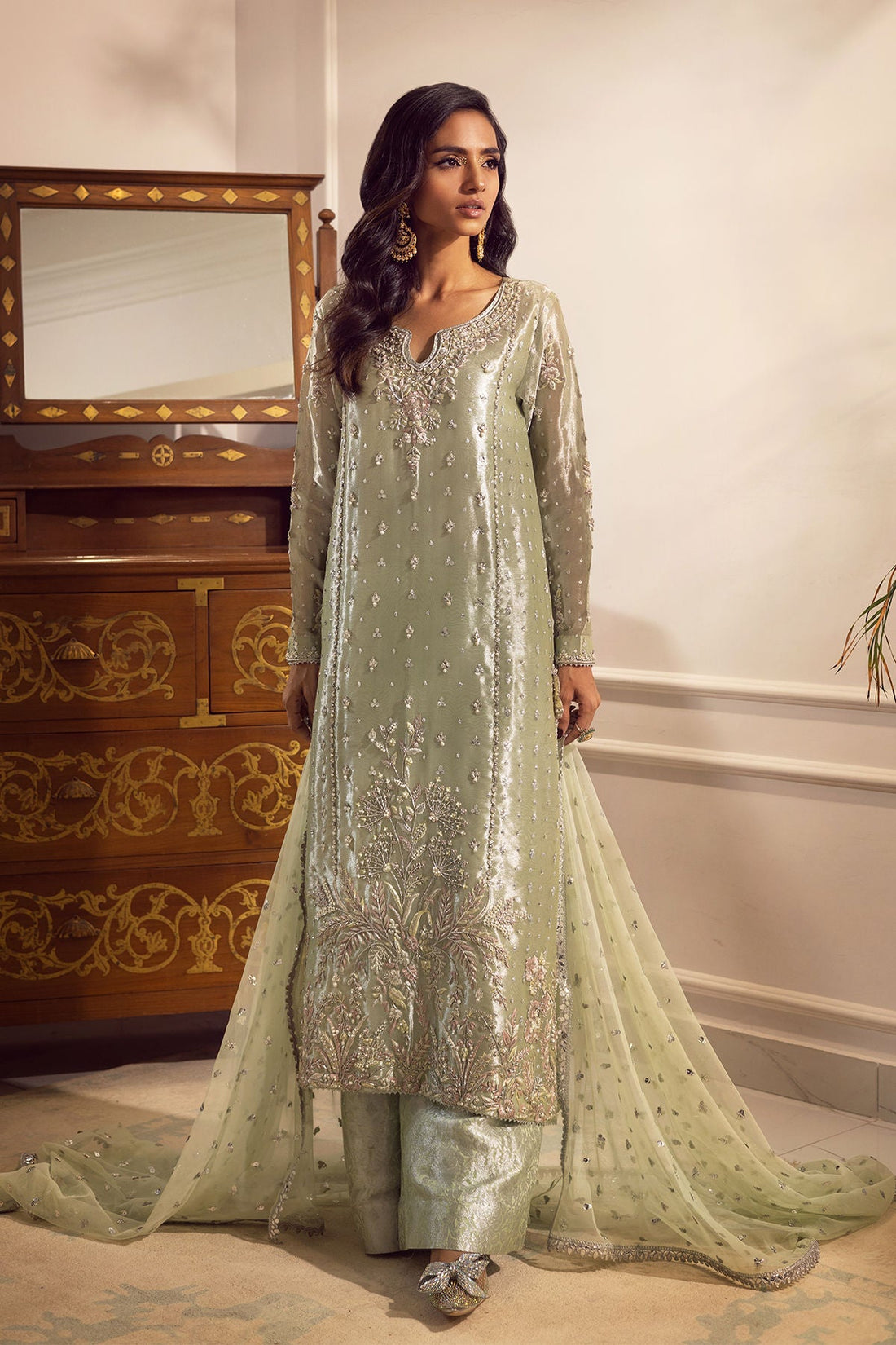 Annus Abrar | Melia Luxe Formals | Rizmia by Annus Abrar - Designer Dress - Type: Ladies Clothes - Available at Libayah - 100% Original