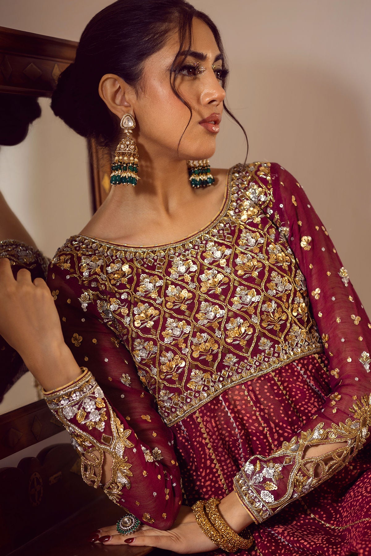 Annus Abrar | Melia Luxe Formals | Shalina Kalidar by Annus Abrar - Designer Dress - Type: Ladies Clothes - Available at Libayah - 100% Original