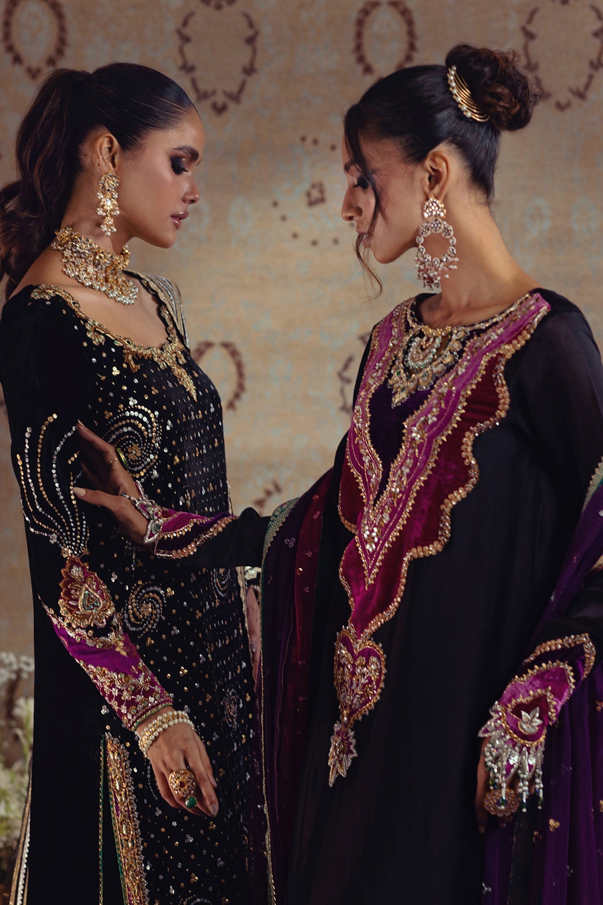 Annus Abrar | Mirha Winter Velour | Marin by Annus Abrar - Designer Dress - Type: Ladies Clothes - Available at Libayah - 100% Original
