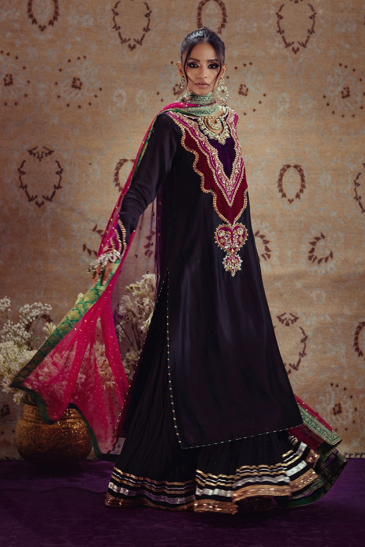 Annus Abrar | Mirha Winter Velour | Badia by Annus Abrar - Designer Dress - Type: Ladies Clothes - Available at Libayah - 100% Original