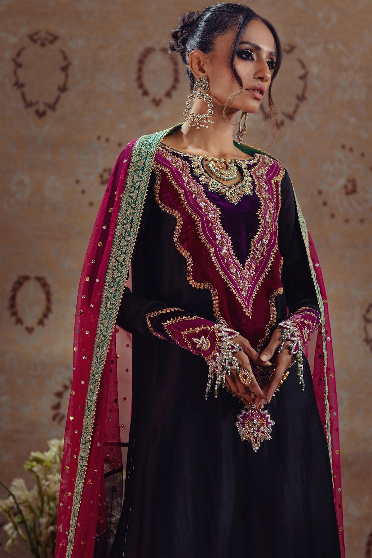 Annus Abrar | Mirha Winter Velour | Badia by Annus Abrar - Designer Dress - Type: Ladies Clothes - Available at Libayah - 100% Original
