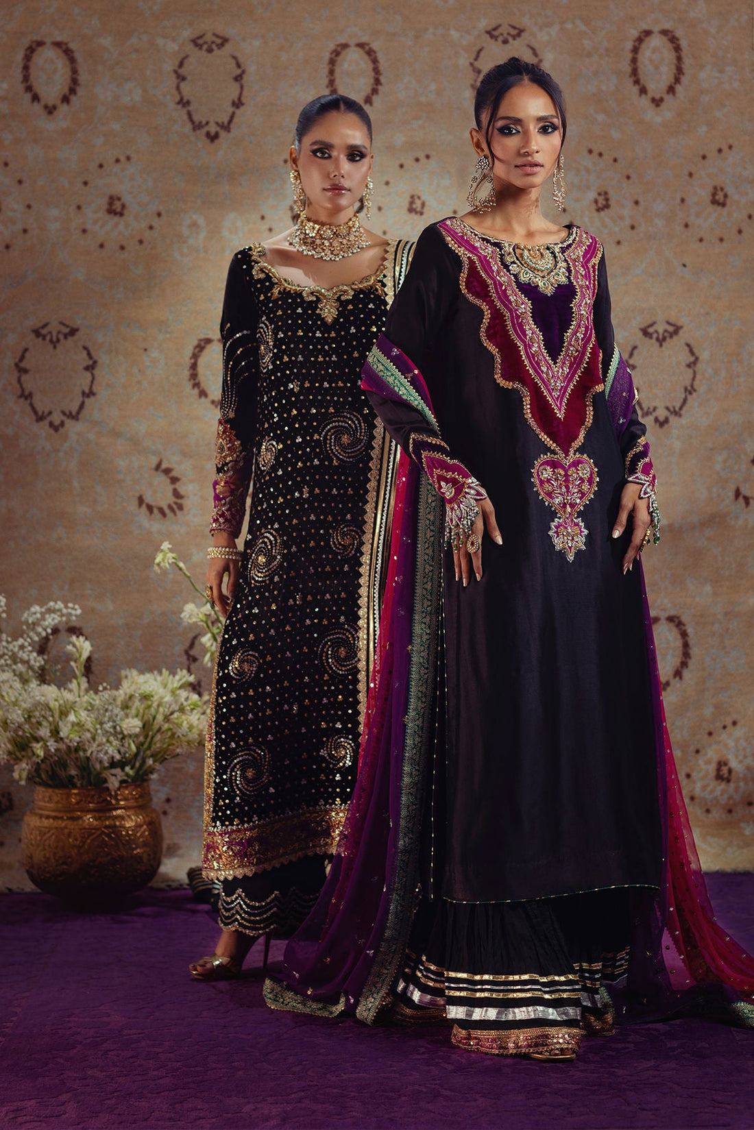 Annus Abrar | Mirha Winter Velour | Badia by Annus Abrar - Designer Dress - Type: Ladies Clothes - Available at Libayah - 100% Original