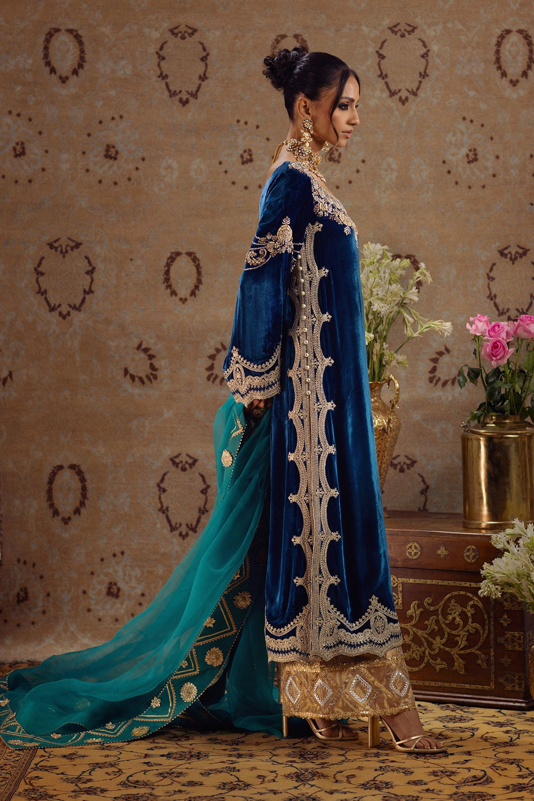 Annus Abrar | Mirha Winter Velour | Riyana by Annus Abrar - Designer Dress - Type: Ladies Clothes - Available at Libayah - 100% Original
