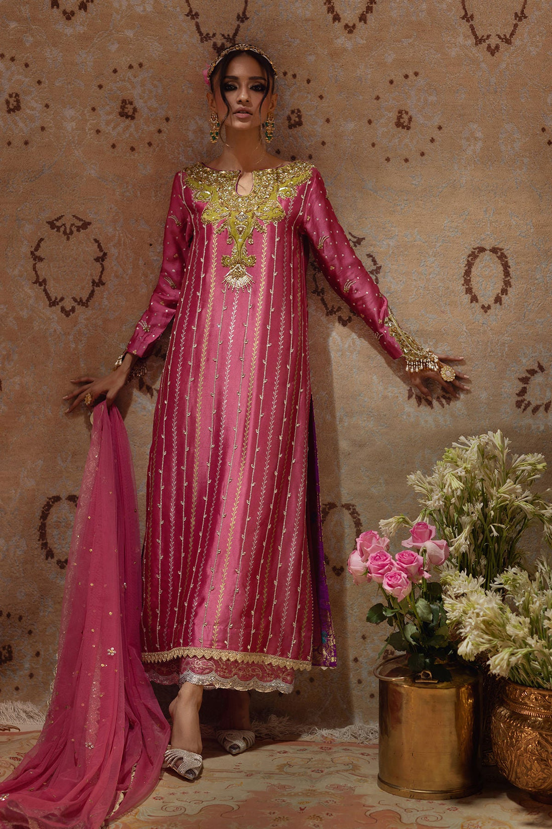 Annus Abrar | Mirha Winter Velour | Elen by Annus Abrar - Designer Dress - Type: Ladies Clothes - Available at Libayah - 100% Original