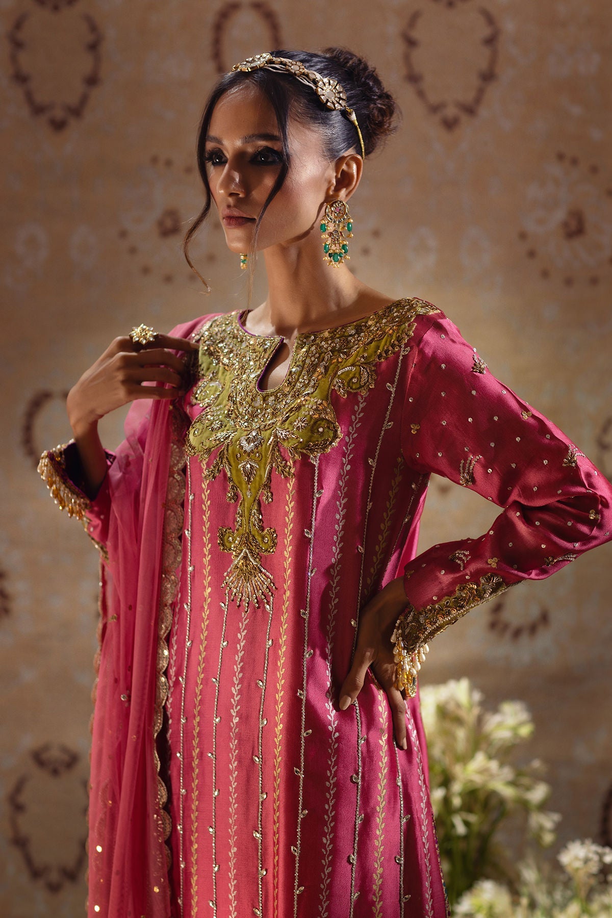 Annus Abrar | Mirha Winter Velour | Elen by Annus Abrar - Designer Dress - Type: Ladies Clothes - Available at Libayah - 100% Original